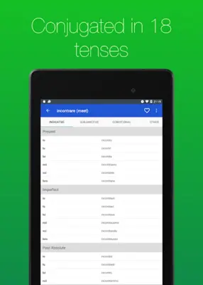 Italian Verb Conjugator android App screenshot 9
