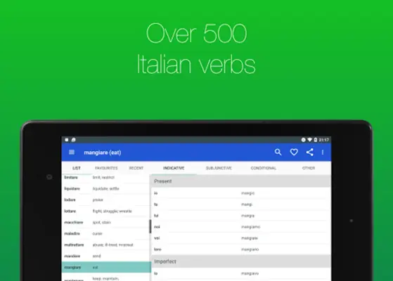 Italian Verb Conjugator android App screenshot 11