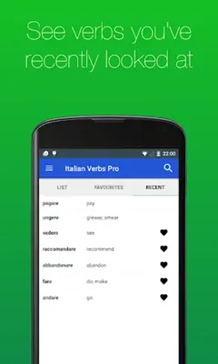 Italian Verb Conjugator android App screenshot 12