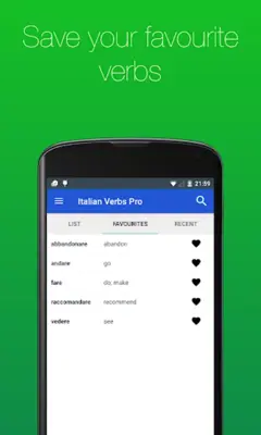 Italian Verb Conjugator android App screenshot 13