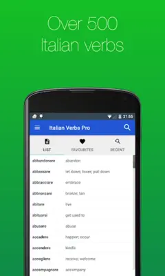 Italian Verb Conjugator android App screenshot 17