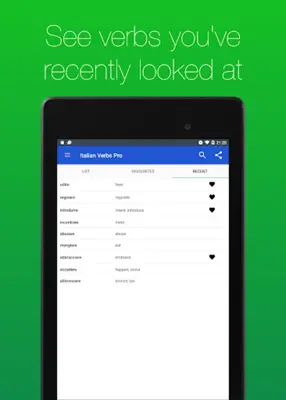 Italian Verb Conjugator android App screenshot 6