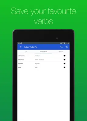 Italian Verb Conjugator android App screenshot 7